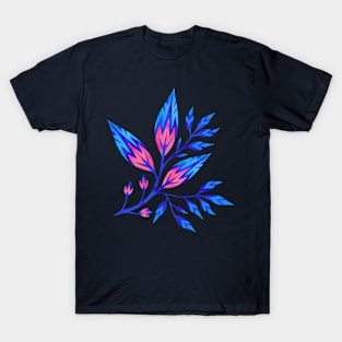 Frondescence - Blue / Pink T-Shirt